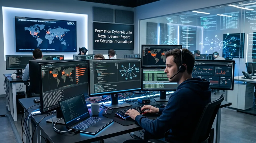 devenez expert en sécurité informatique avec la formation cybersécurité nexa. apprenez les meilleures pratiques pour protéger les systèmes et les données efficacement.